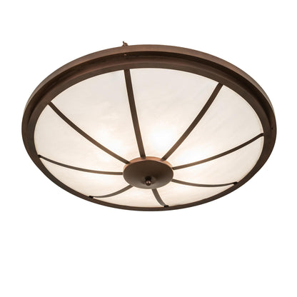 Meyda Lighting Commerce 36 Inch 6 Light Semi Flush Mount Cp780151