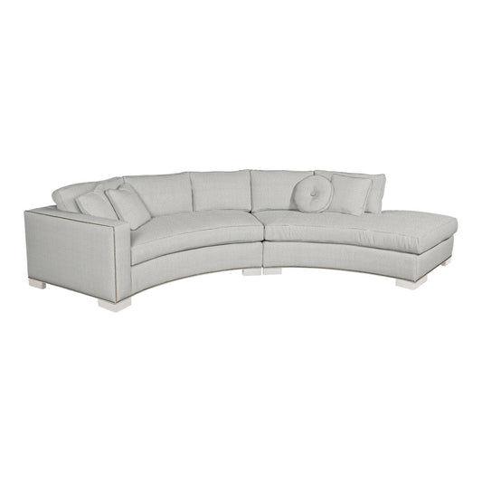 Michael Weiss 2-Piece Curved Sectional