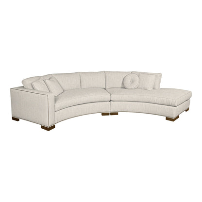 Michael Weiss 2-Piece Curved Sectional