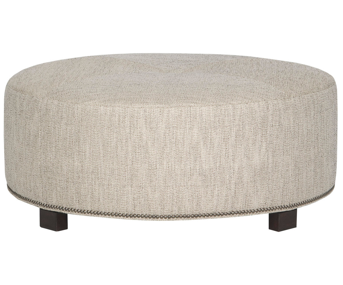 Michael Weiss Bennett 42.5" Wide Round Cocktail Ottoman