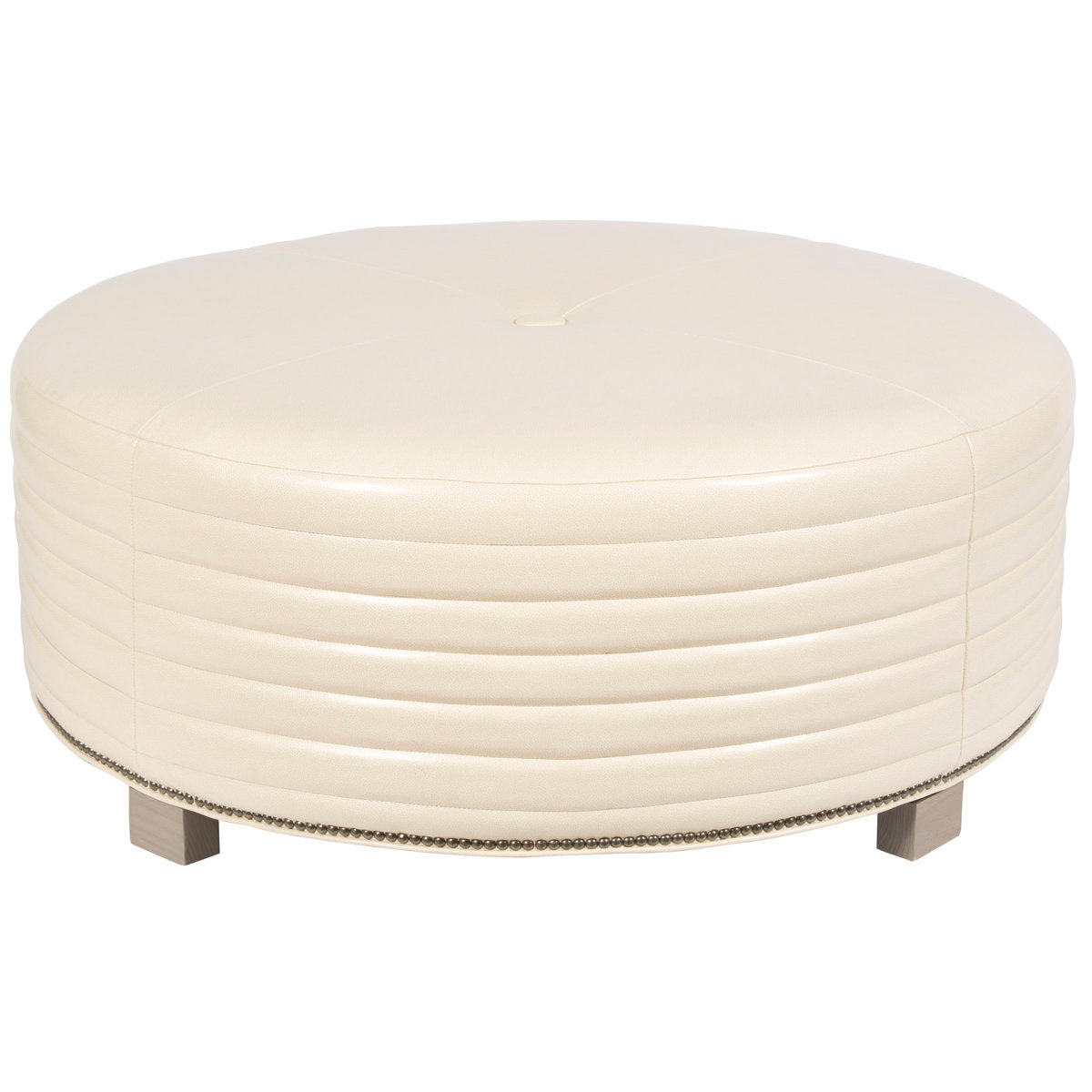 Michael Weiss Bennett 42.5" Wide Round Cocktail Ottoman