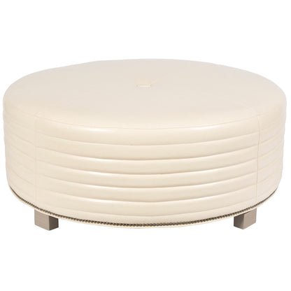 Michael Weiss Bennett 42.5" Wide Round Cocktail Ottoman