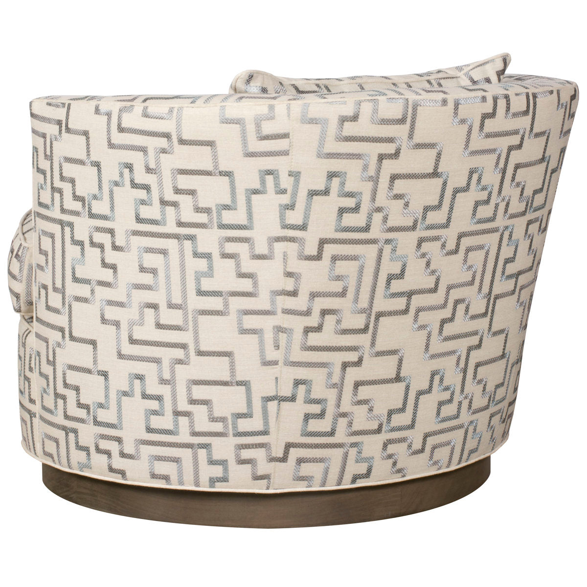 Michael Weiss Bernadette Upholstered Swivel Barrel Chair