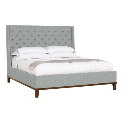 Michael Weiss California King Tufted Upholstered Panel Bed