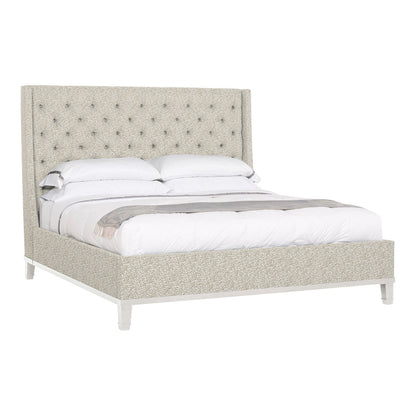 Michael Weiss California King Tufted Upholstered Panel Bed