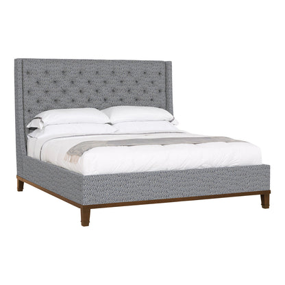 Michael Weiss California King Tufted Upholstered Panel Bed