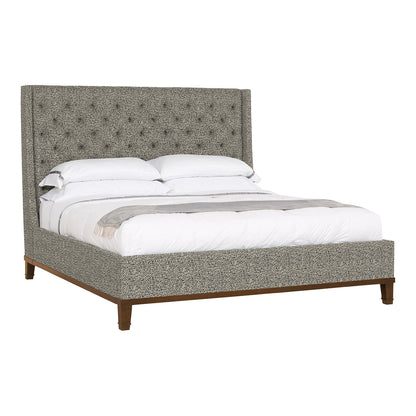 Michael Weiss California King Tufted Upholstered Panel Bed