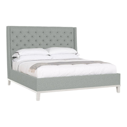 Michael Weiss California King Tufted Upholstered Panel Bed