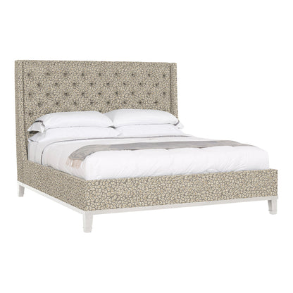 Michael Weiss California King Tufted Upholstered Panel Bed