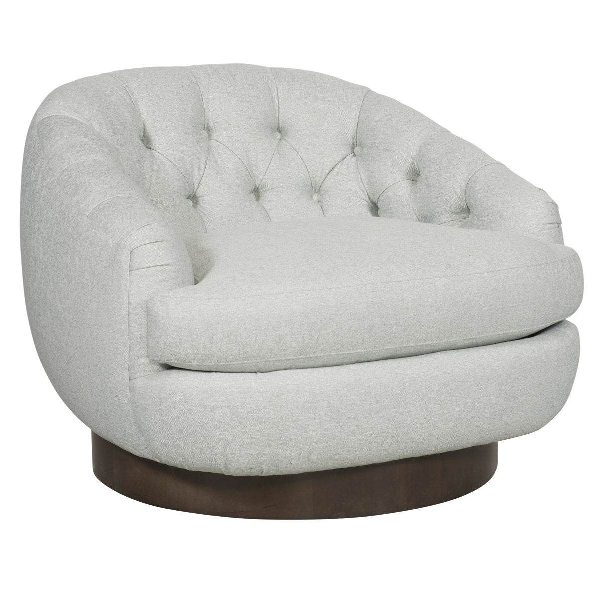 Michael Weiss Langston Upholstered Swivel Barrel Chair