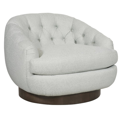 Michael Weiss Langston Upholstered Swivel Barrel Chair