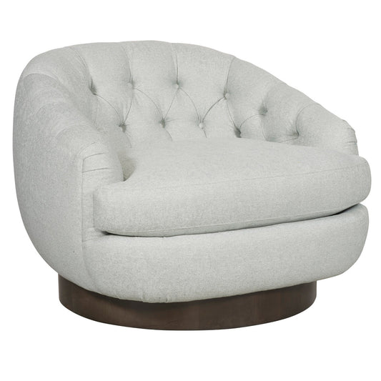 Michael Weiss Langston Upholstered Swivel Barrel Chair