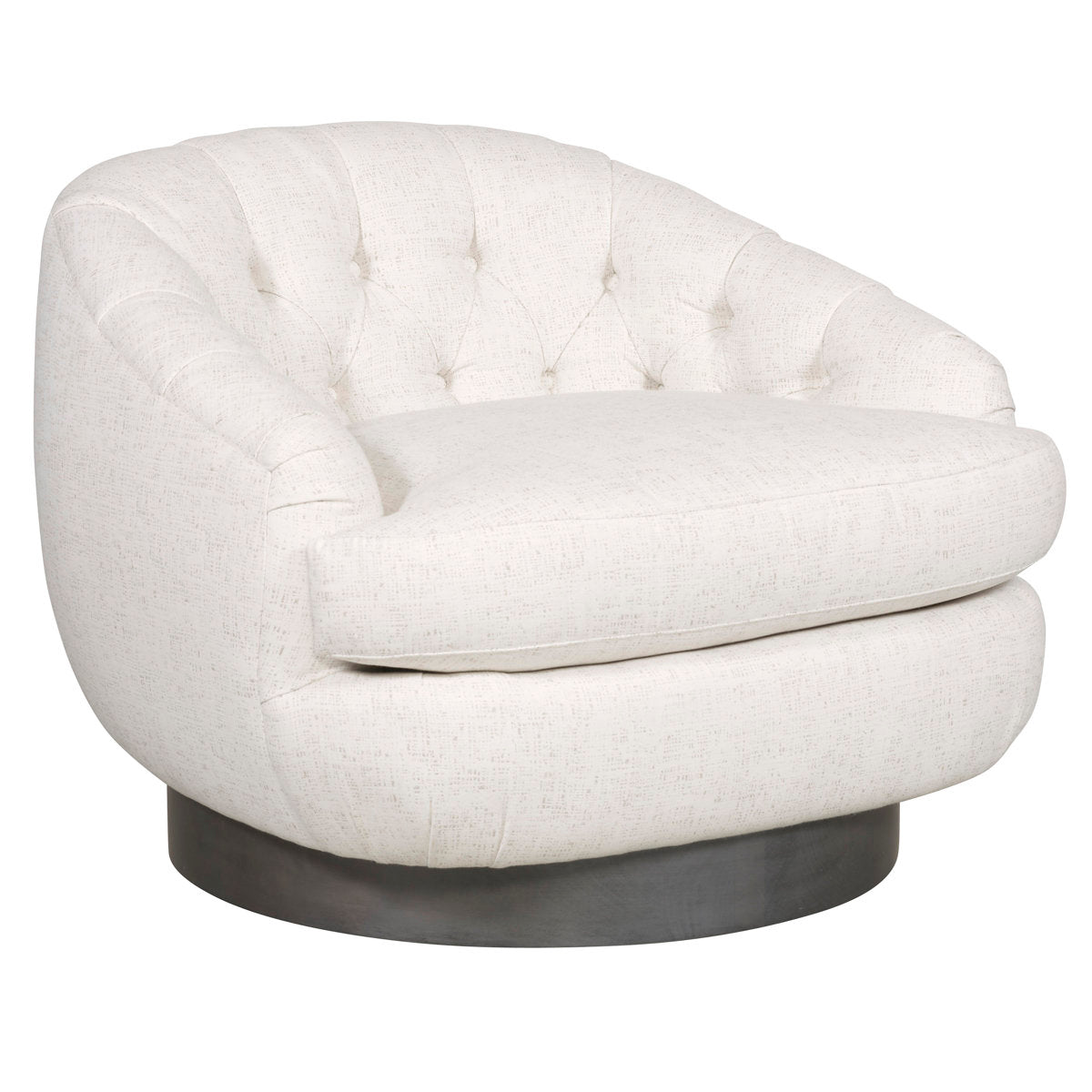 Michael Weiss Langston Upholstered Swivel Barrel Chair