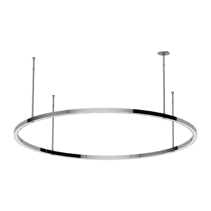 Mick De Giulio Stagger X-Large Ring Chandelier in Nightshade Black with Acrylic shade