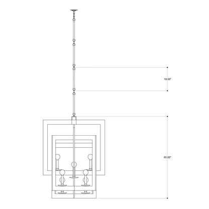 Middleton 8 - Light Chandelier