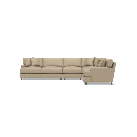 Mila 4-Piece Fabric Sectional