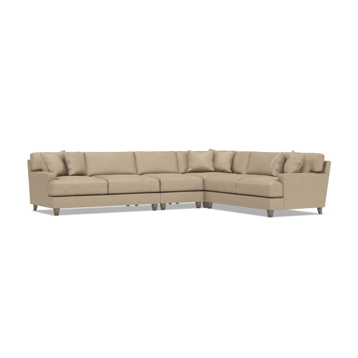 Mila 4-Piece Fabric Sectional