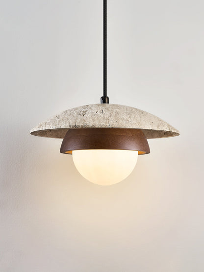 Milo Travertine Pendant Light
