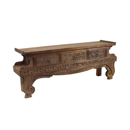 Ming 88'' W Solid Wood Console Table