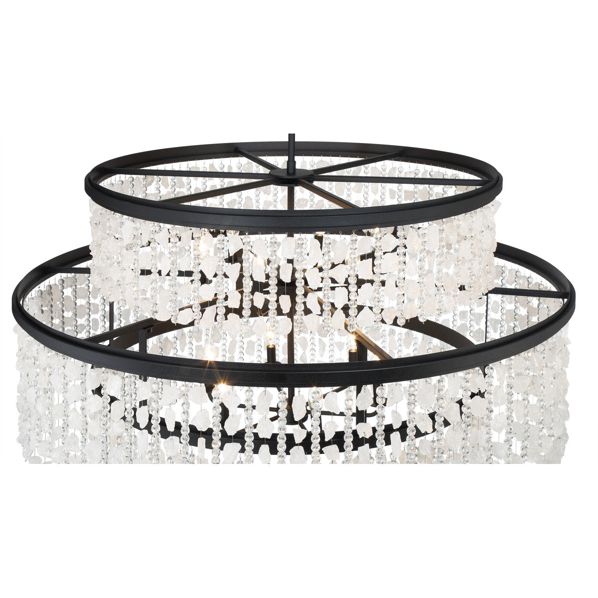 Minka Lavery Shimmering Elegance - 12 Light Chandelier In Sand Coal Finish