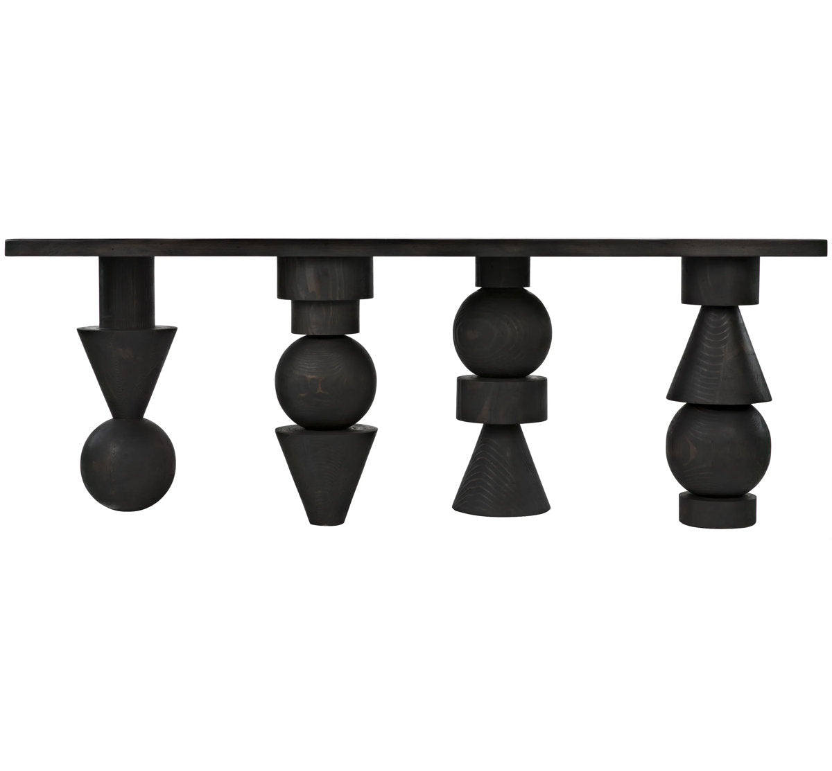 Moai 82'' W Solid Wood Console Table