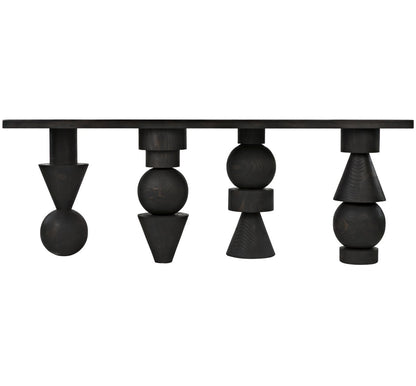 Moai 82'' W Solid Wood Console Table