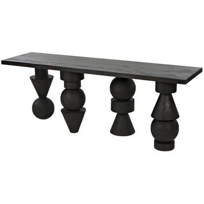 Moai 82'' W Solid Wood Console Table
