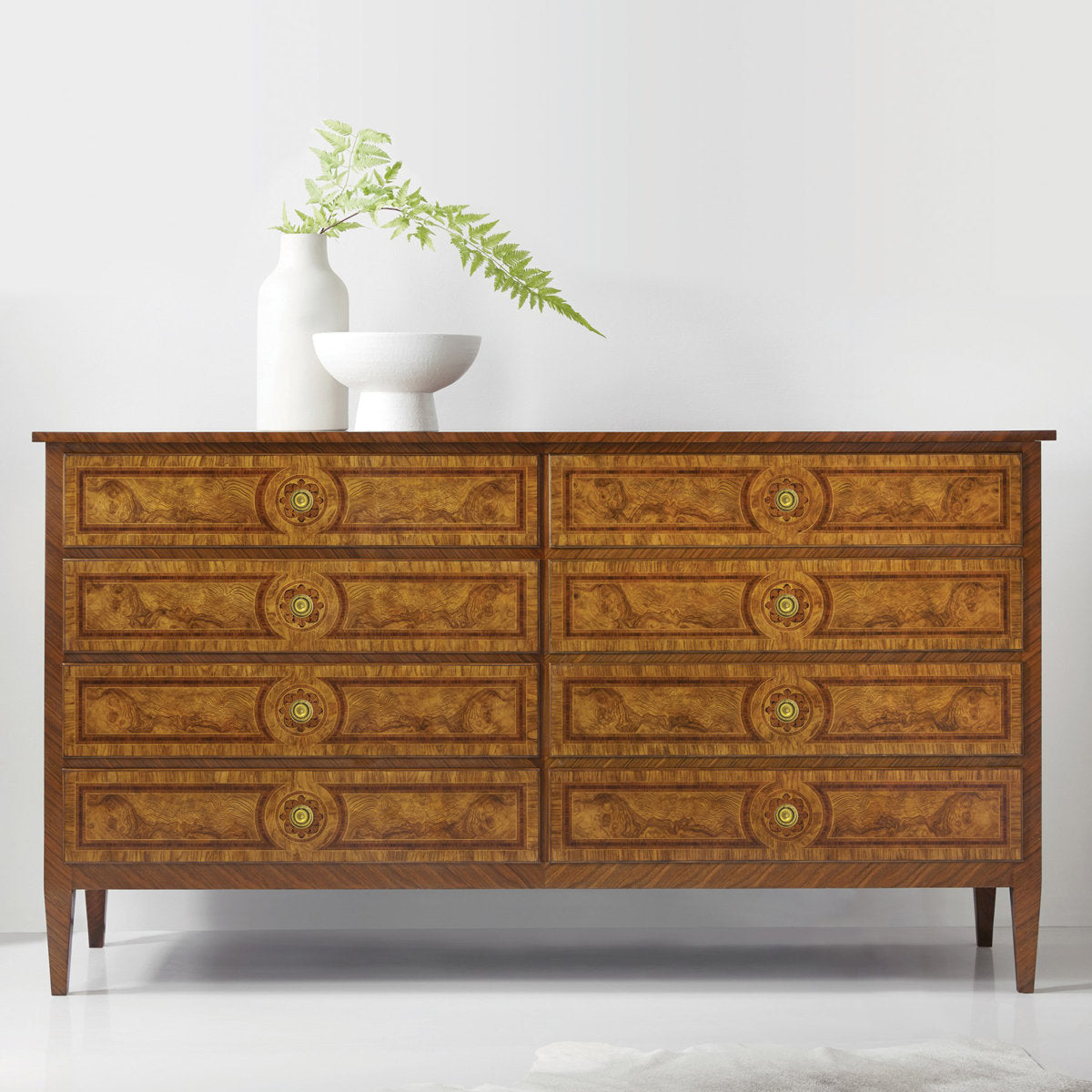 Modern History 8 - Drawer Solid Wood Dresser