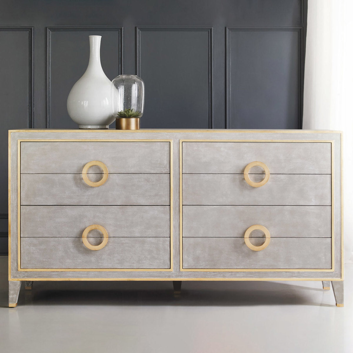 Modern History 8 - Drawer Solid Wood Dresser