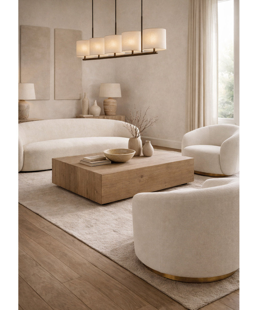 Modern Off White Curved Sofa | OROA Dove