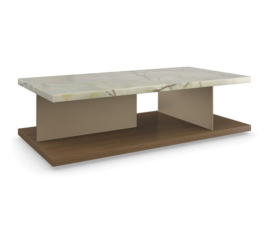 Modern Resort Stone Cocktail Table