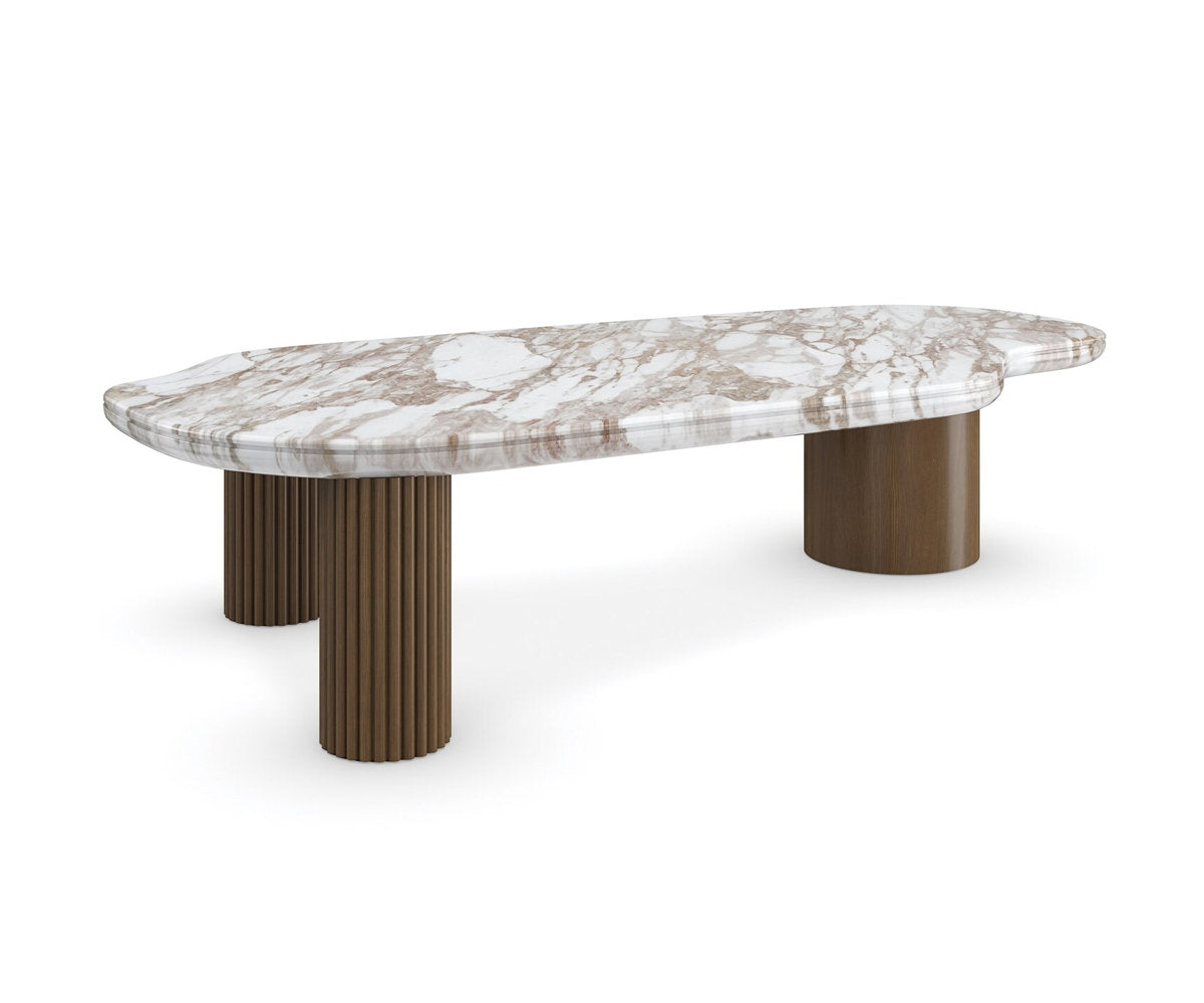 Modern Resort Stone Cocktail Table