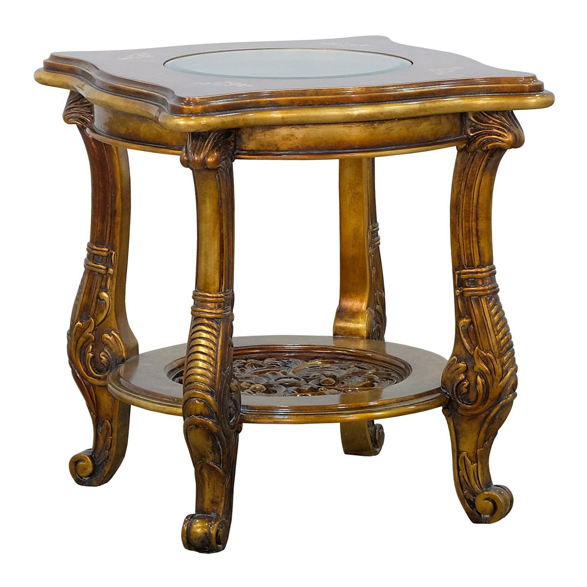 Modigliani Glass End Table