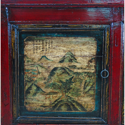 Mongolia 81.5'' W Solid Wood Sideboard