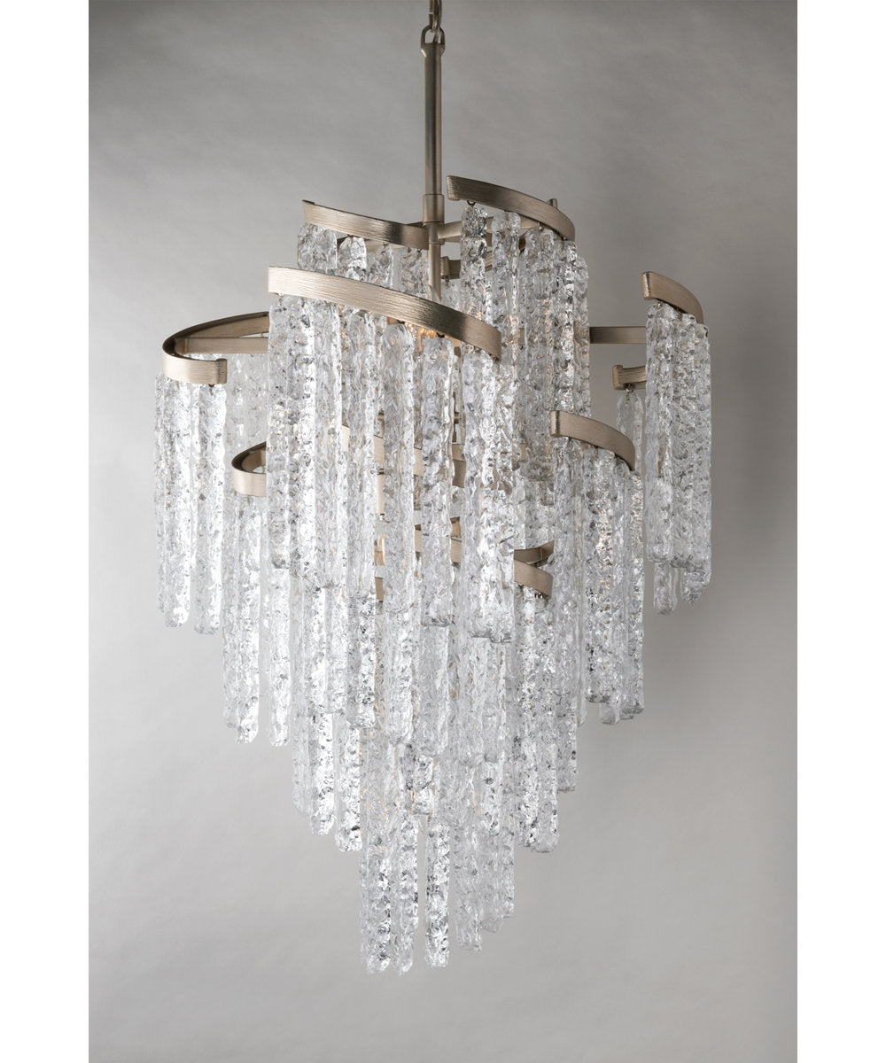 Mont Blanc 13-Light Unique / Statement Tiered Chandelier