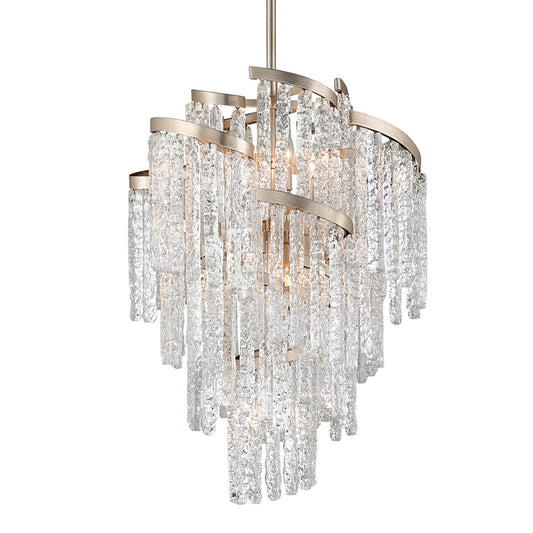 Mont Blanc 9-Light Unique / Statement Tiered Chandelier