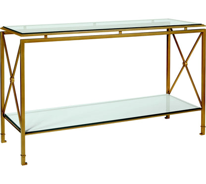Montpelier Console Table With Glass Top