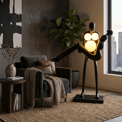 Moonlit Embrace Sculpture Lamp