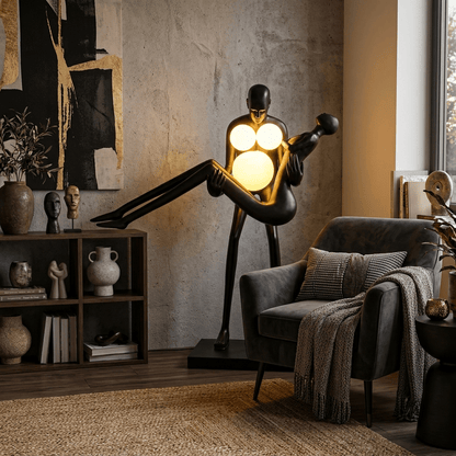 Moonlit Embrace Sculpture Lamp