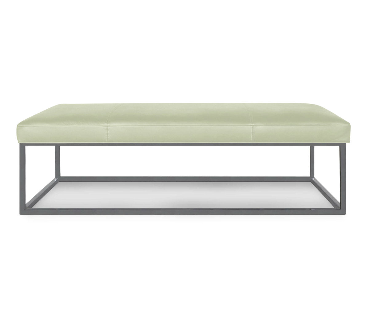 Morgan Leather Ottoman
