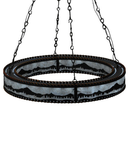 Mountain Range 36 - Light LED Chandelier