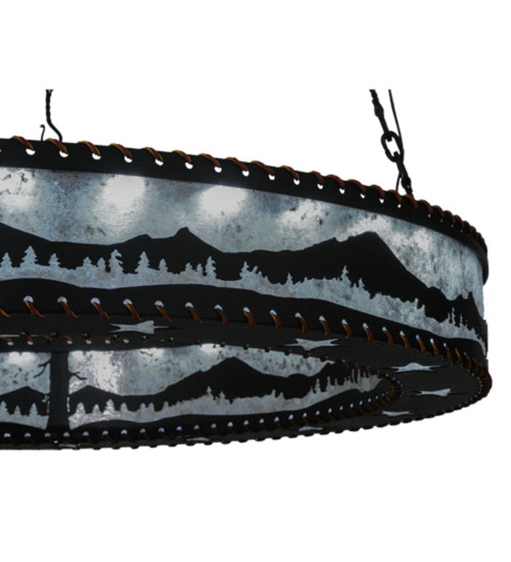 Mountain Range 36 - Light LED Chandelier
