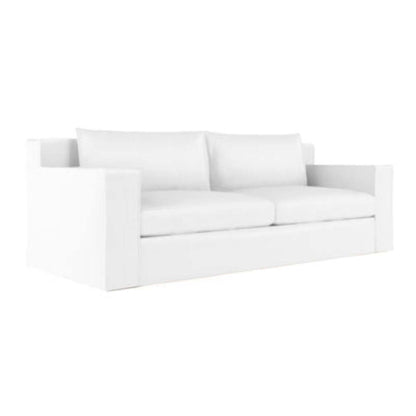 Mulberry Square Track-Arm Daybed with Flange Seam