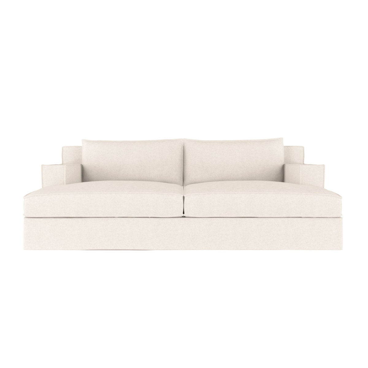 Mulberry Square Track-Arm Daybed with Flange Seam