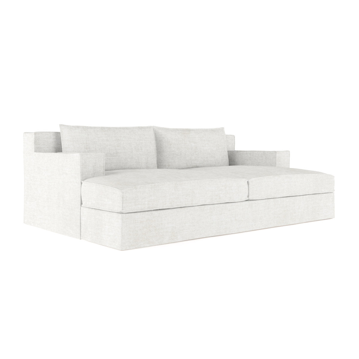 Mulberry Square Track-Arm Daybed with Flange Seam