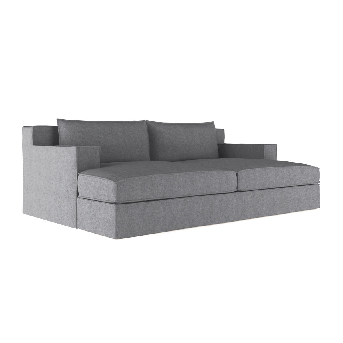 Mulberry Square Track-Arm Daybed with Flange Seam