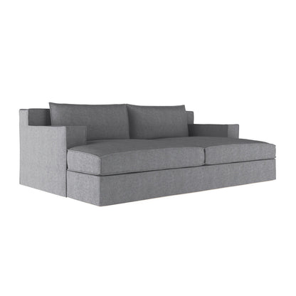 Mulberry Square Track-Arm Daybed with Flange Seam