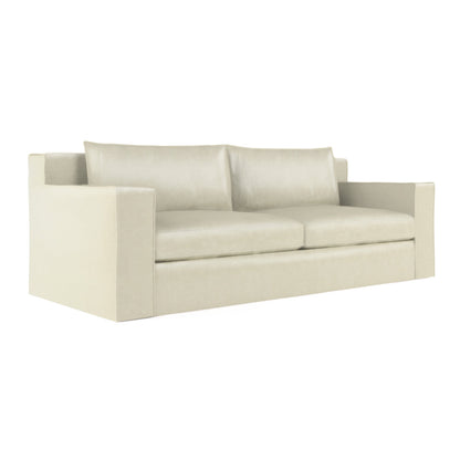 Mulberry Square Track-Arm Extra Long Sofa with Flange Seam