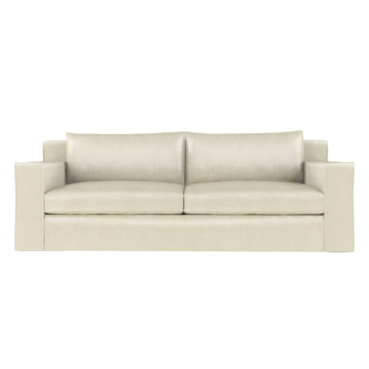 Mulberry Square Track-Arm Extra Long Sofa with Flange Seam
