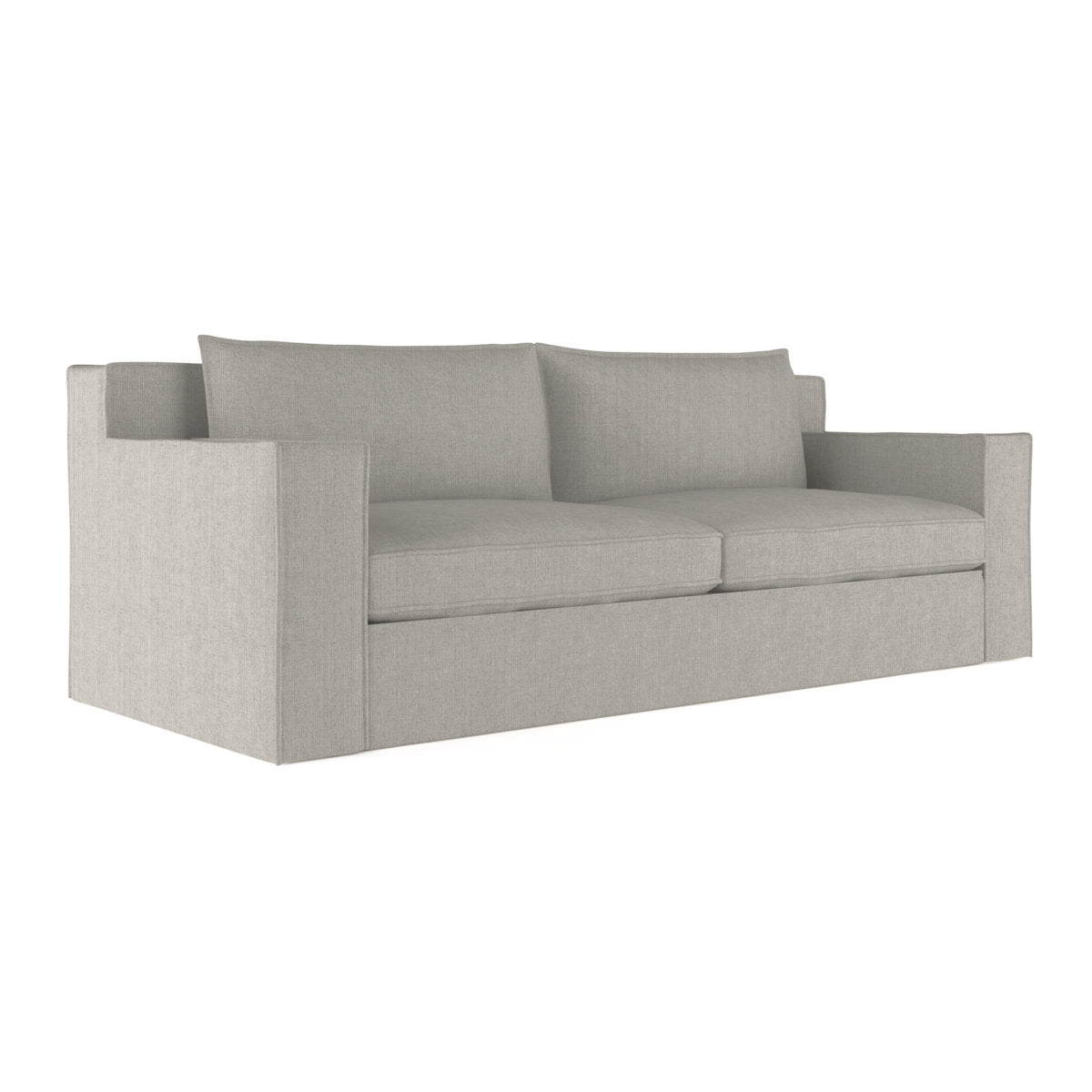 Mulberry Square Track-Arm Sofa with Flange Seam